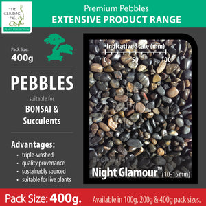 400 grams Night Glamour 10-15mm pebbles