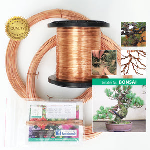 Bonsai Wire 99.9% Jewellery Grade Copper Soft Annealed. To train bonsai