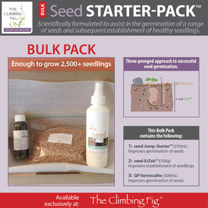 Seed Starter Pack (Pack B) with Seed Jump-Starter Fertiliser & Vermiculite