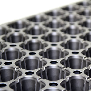 72-Cell BLACK Seedling Plug Trays. Bulk propagation of plant seeds cuttings