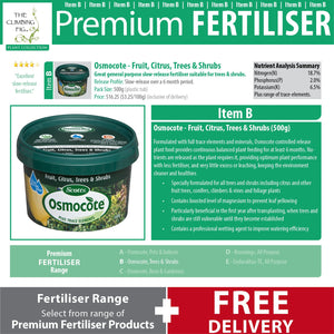 Osmocote Brunnings Slow Release Plant Fertiliser. For indoor, outdoor garden