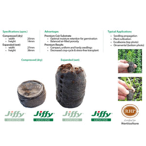 25mm Jiffy-7 Coir Pellets
