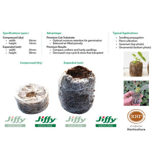 35mm Jiffy-7 Coir Pellets