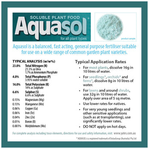 Aquasol Fast Acting General Purpose Fertiliser