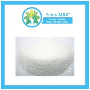 SaturaMAX Water Holding Crystals / Granules. Moisture retention plants, turf