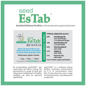 Seed EsTab Controlled Release Fertiliser. Ideal for seed raising mix