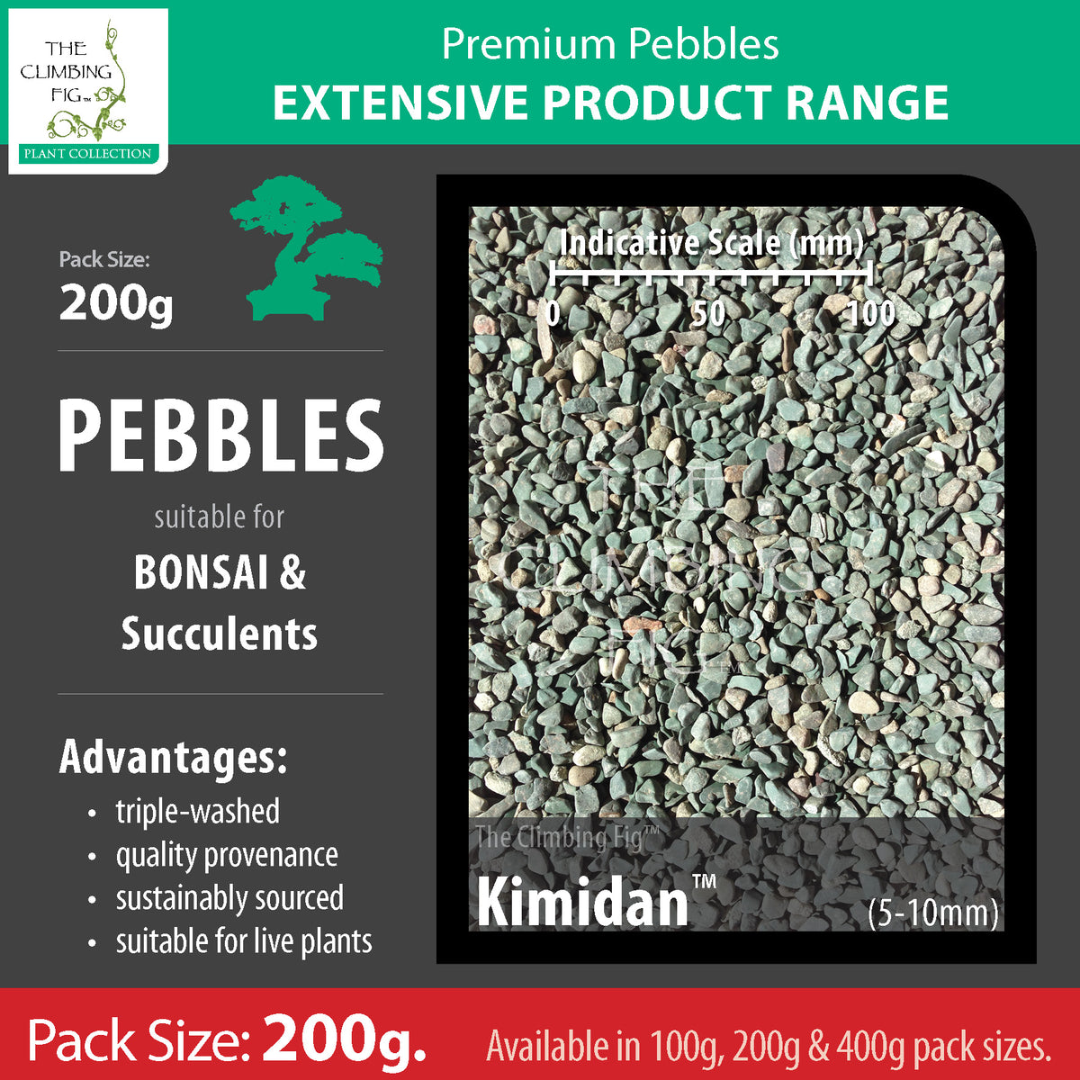 200 grams Kimidan 5-10mm pebbles