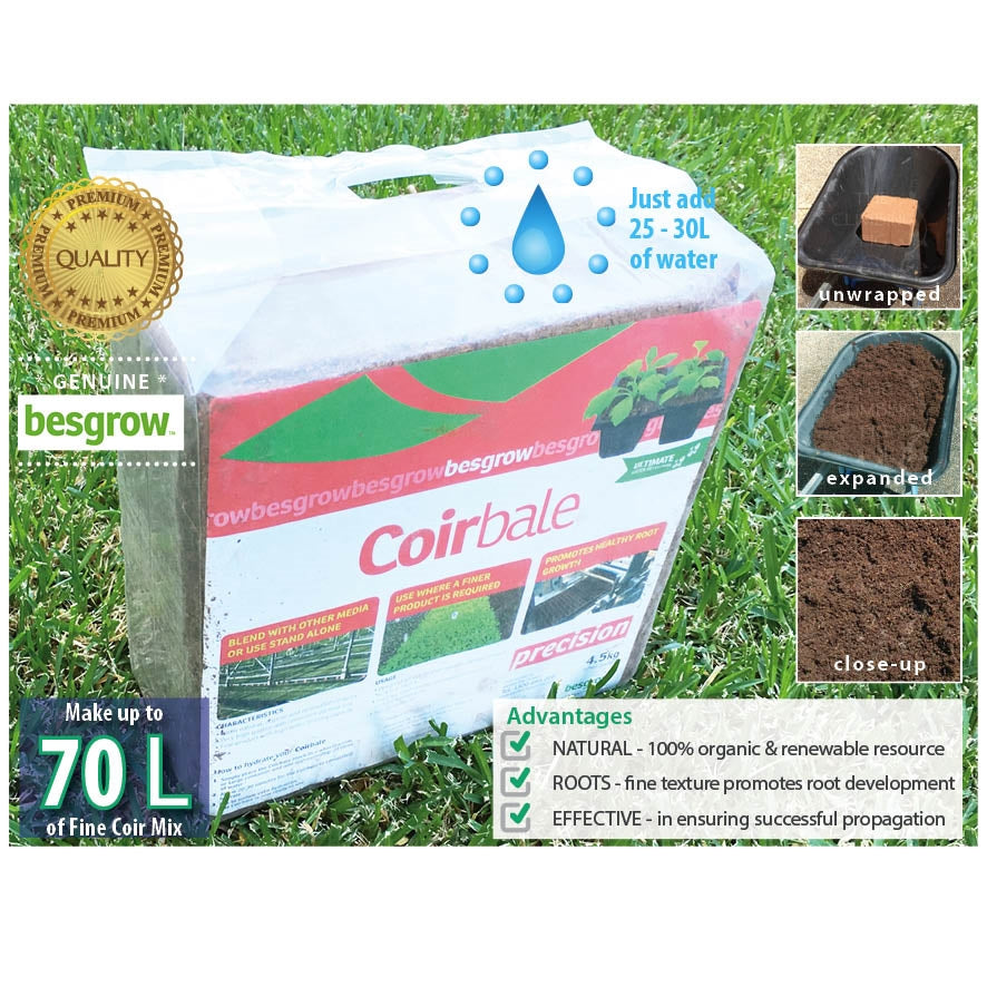 Besgrow 4.5kg Precision Coir Block
