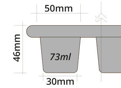 50-Cell BLACK Seedling Plug Trays. Bulk propagation of plant seeds cuttings