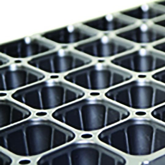 50-Cell BLACK Seedling Plug Trays. Bulk propagation of plant seeds cuttings