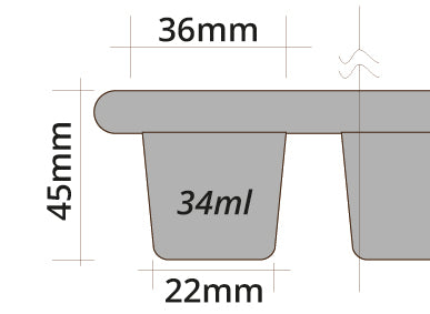 72-Cell BLACK Seedling Plug Trays. Bulk propagation of plant seeds cuttings