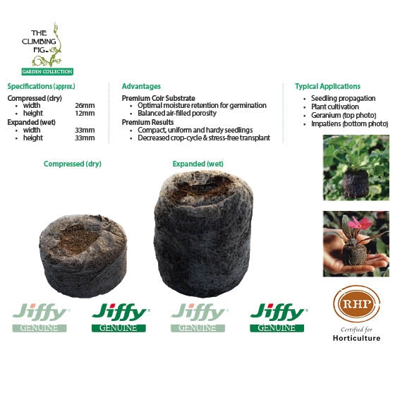30mm Jiffy-7 Coir Pellets
