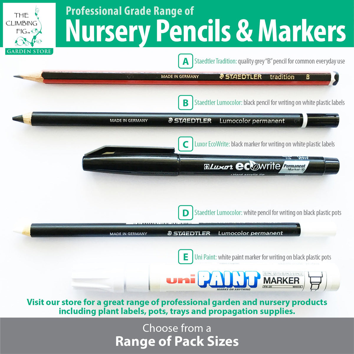 The Climbing Fig Nursery Pencil &amp; Marker Range 2