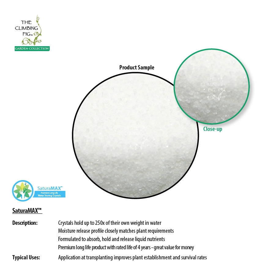 SaturaMAX Water Holding Crystals / Granules