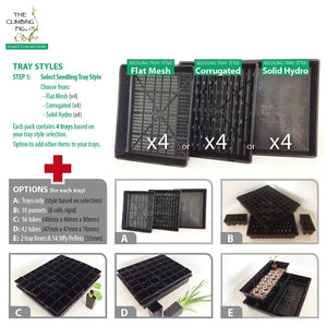 Seedling Trays with Propagation Option Pack