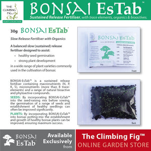 Bonsai EsTab Controlled Release Fertiliser. Also for seedlings & plants