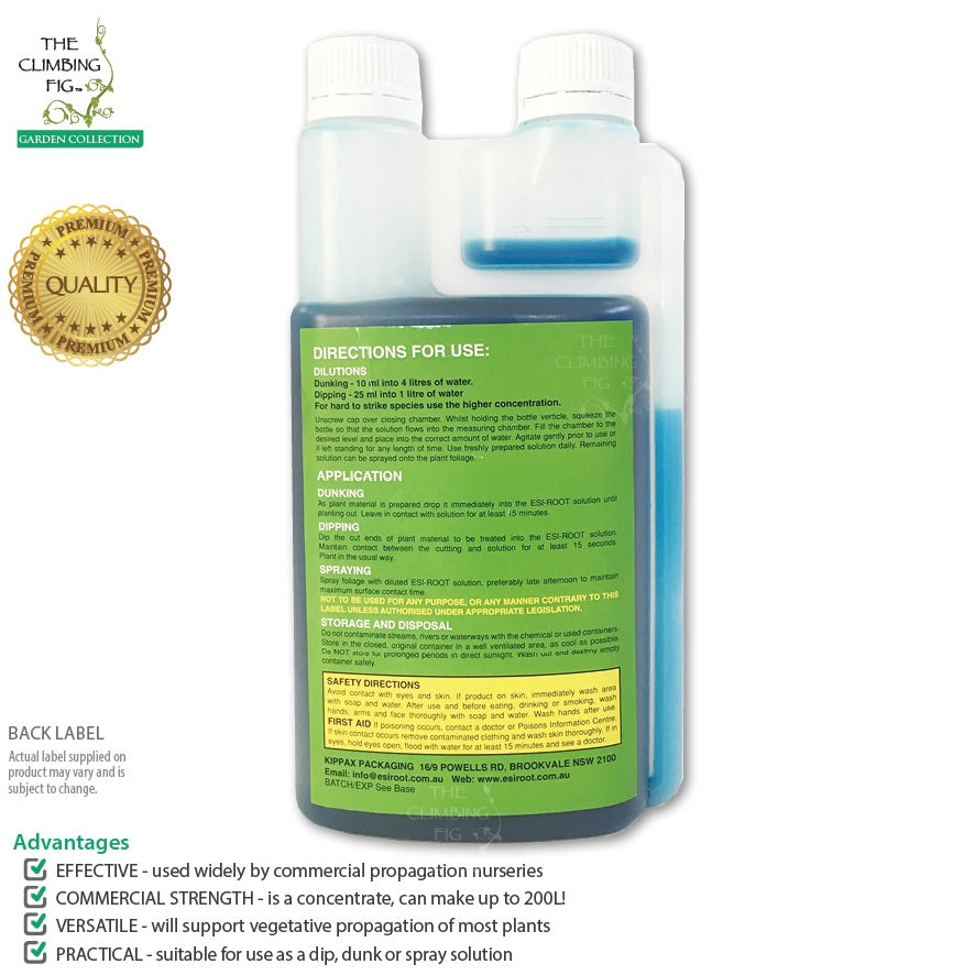 Esi-Root Plant Propagation Hormone 500ml Concentrate. Strike root cutting