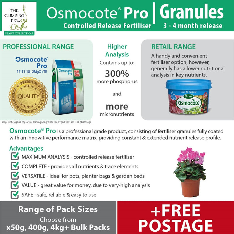 Osmocote Pro 3-4 Month Controlled Slow Release High-Analysis Fertilise ...