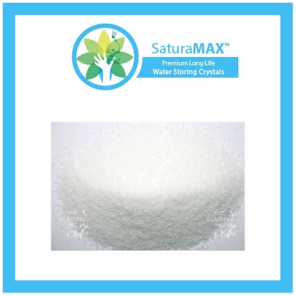 SaturaMAX Water Holding Crystals / Granules. Moisture retention plants, turf