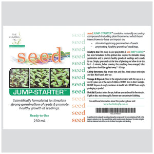 SEED Jump-Starter Bottle Liquid Fertiliser. To stimulate strong germination
